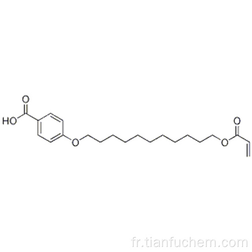 Acide benzoïque, 4 - [[11 - [(1-oxo-2-propényl) oxy] undécyl] oxy] CAS 106620-90-0